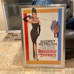 Audrey Hepburn Breakfast At Tiffany’s 38x26 