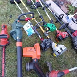 Edgers, Blowers, Weed Wackers $15