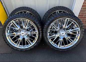 NEW 24 inch chrome zl1 wheels with 285/40r24 RBP tires
