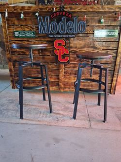 Barstool adjustable from 26 in 29 asking $60 for both