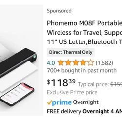 Phomemo Portable printer thermal wireless