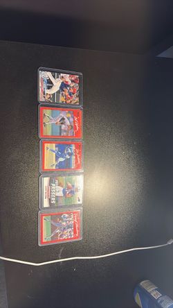 Mixed Sports Trading Cards Lot of 5
