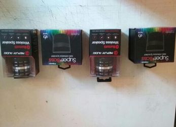 Blue tooth speakers. Bass new never used $15 each