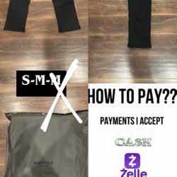 Uncuffed Essential Black Sweatpants