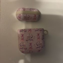 Pink Ballerina Apple Airpod Case