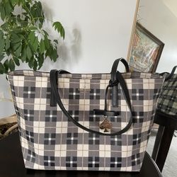 Kate Spade Hawthorne Lane Plaid Tote Bag