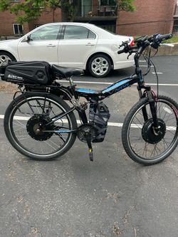 2500W AWD Dual Battery 34 MPH e-bike