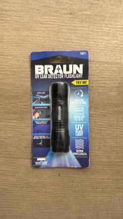 Braun UV Leak Detector Flashlight