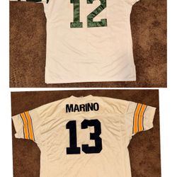 Vintage throwback football jerseys- read description, $65/each