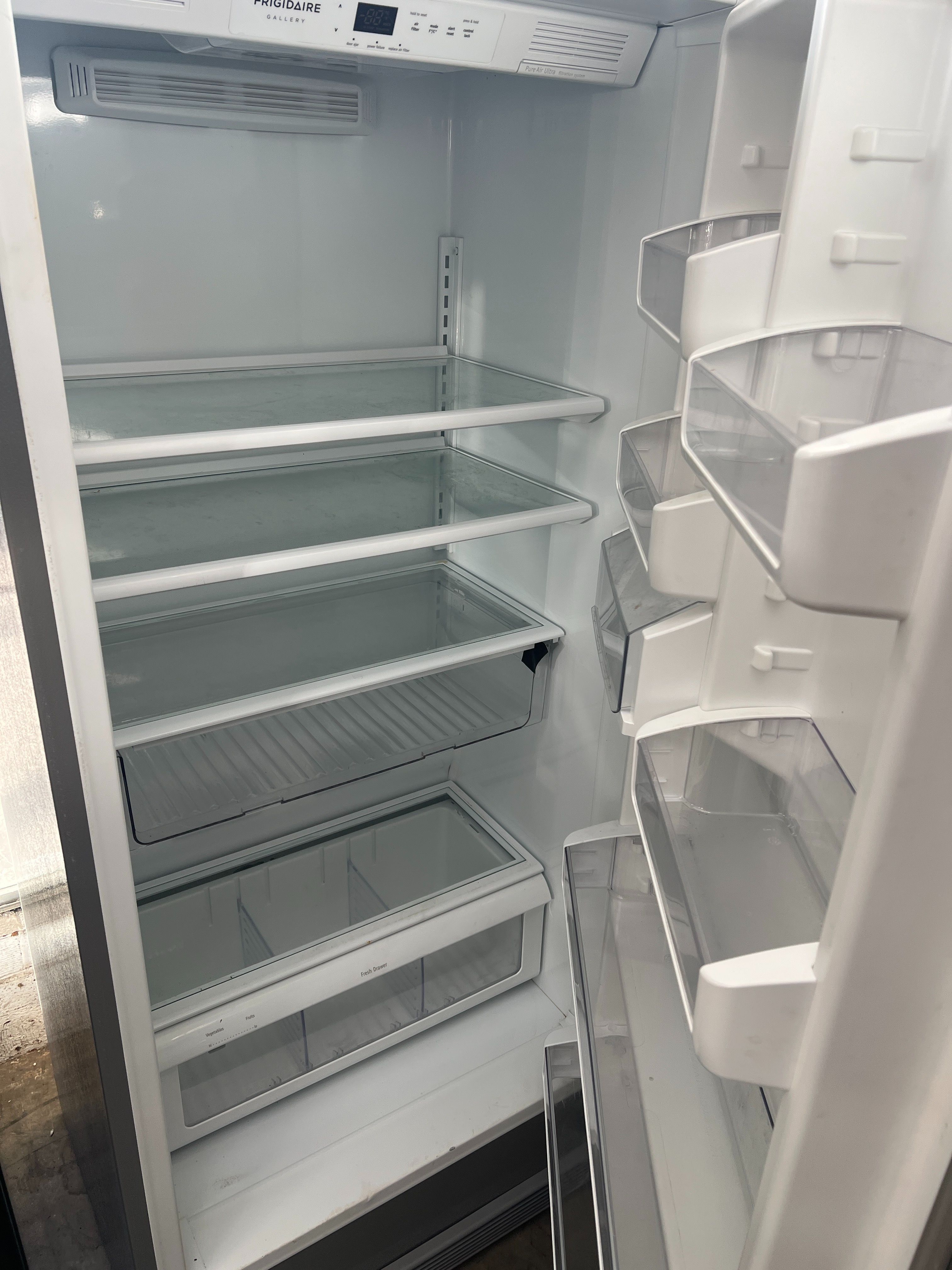 Frigidaire stainless steel all refrigerator   -free delivery