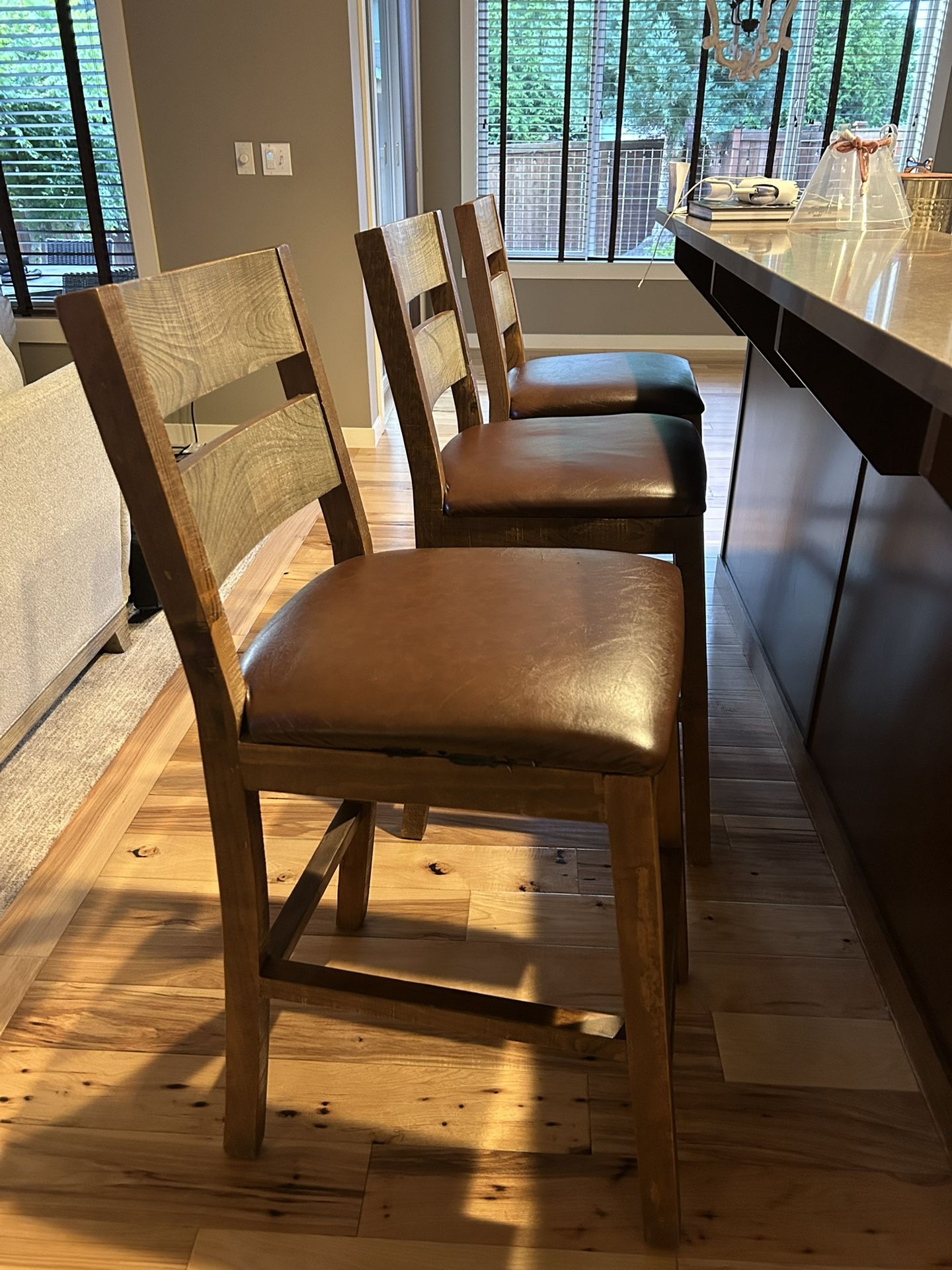 Bar Height Stools (set of 3)