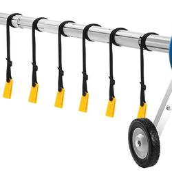  Pool Cover Reel Set 18 FT Solar Pool Blanket Reel for Inground Swimming Pool Aluminum