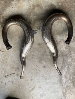 banshee dirt bike exhaust pipes