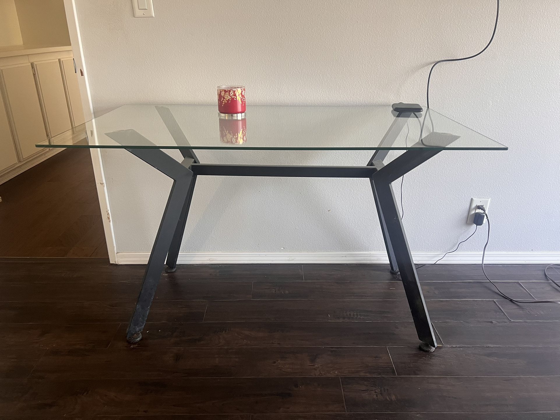 Glass Desk