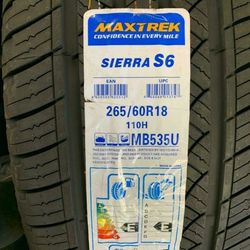 265/60/18 New Tires Set 