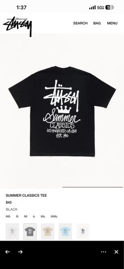 Stussy summer classic tee black