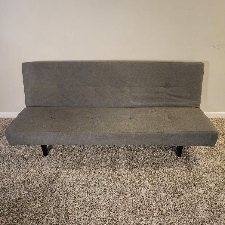 BALKARP Sleeper sofa, Vissle gray (Futon)