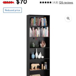 Black Modern Bookcase