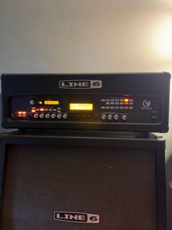Line 6 Vetta II head and 4x12 Cab half stack amp