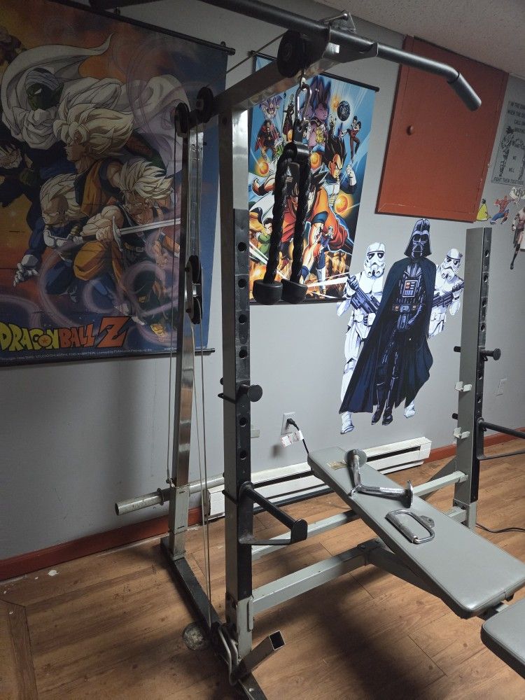weight bench combination (bench only no weights)