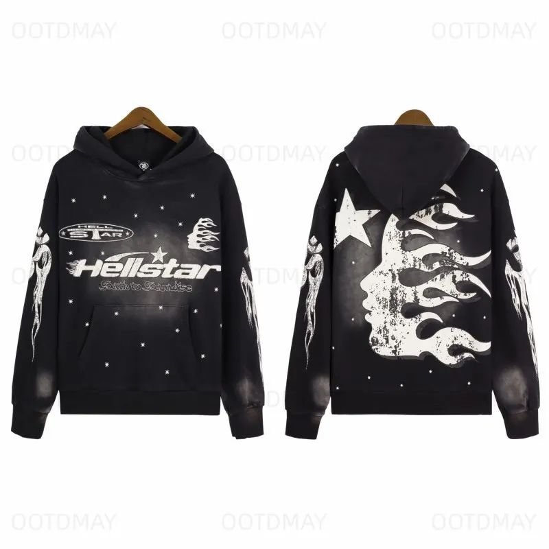 Black Hellstar hoodie size M