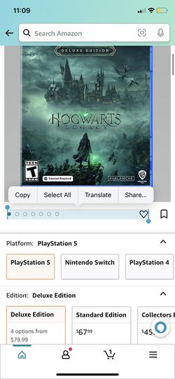Hogwarts Legacy Deluxe Edition - PlayStation 4 / PS4 (Brand NEW Factory  Sealed)