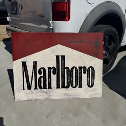 Antique Marlboro Sign 