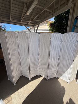 8 panel room divider