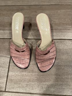 FRANCO SARTO CROCODILE SLIDES