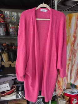 Ladies oversized S/M cardigan sweater