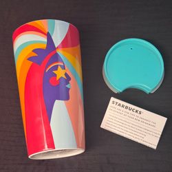 RaRE! Starbucks 2020 Pride Siren Rainbow Ceramic Tumbler Mug Target Exclusive NEW!