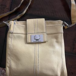 Tignanello Genuine Leather Crossbody Handbag