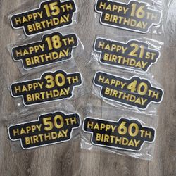 High Quality Photobooth Props - The Milestone Birthday Set