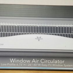 Vornado Transom 4 Speed Window Air Circulator Fan With Remote Control -white New