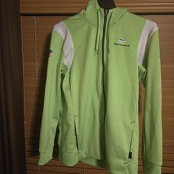 LARGE NIKE SEAHAWKS THERMA-FIT JACKET 