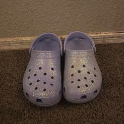 Purple Crocs