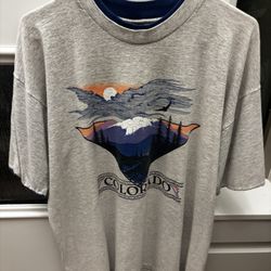 Vintage Colorado Nature Size Xl Grey T-shirt 