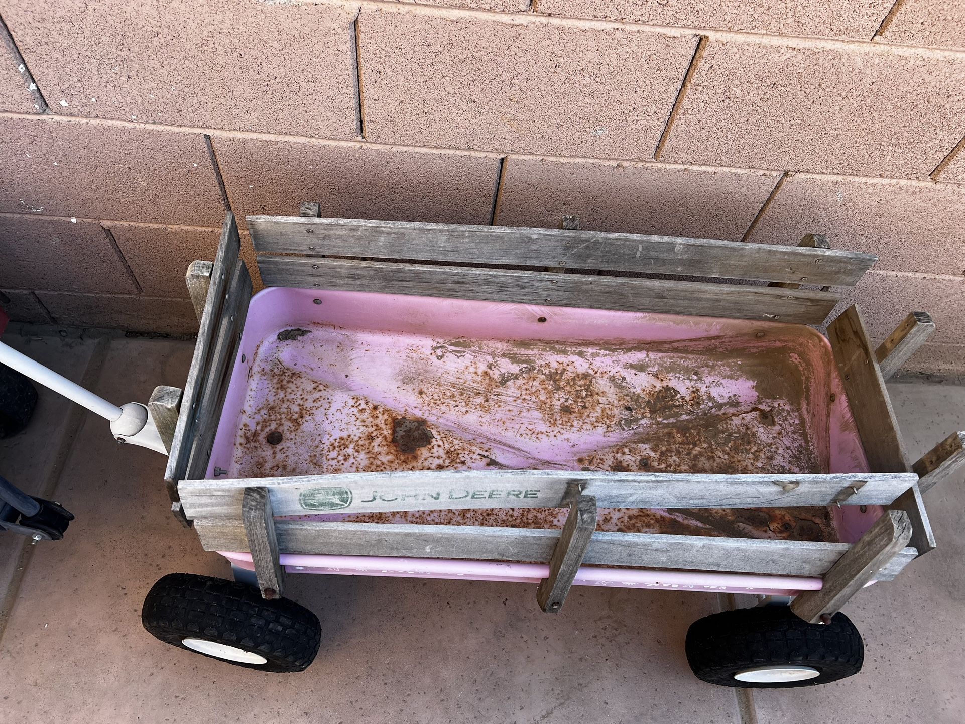 John Deere Wooden Carts