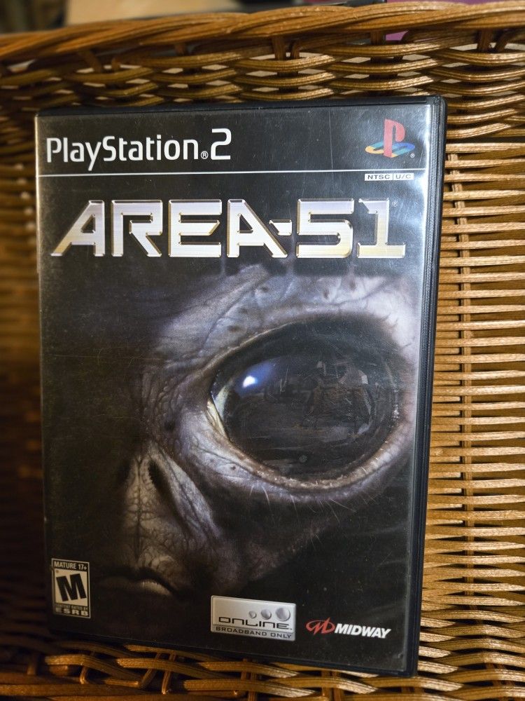 Area 51 (Sony PlayStation 2, 2005) PS2 CIB Tested