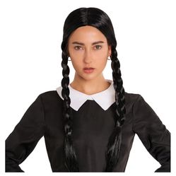 Happy Hippo Scary Girl or Indian Girl Wig, Wednesday,