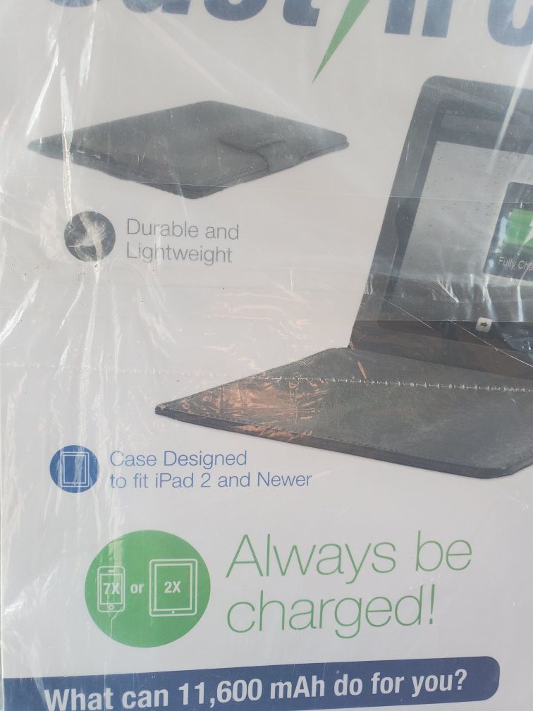 New iPad charging case