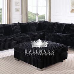 Ultra-Plush Sectionals + Oversized Ottoman