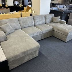 Gray Sectional 