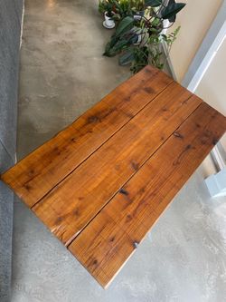 Wooden Live Edge Coffee Table
