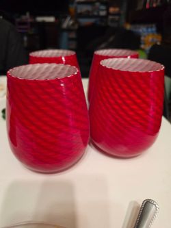 Red glass ceiling fan replacements
