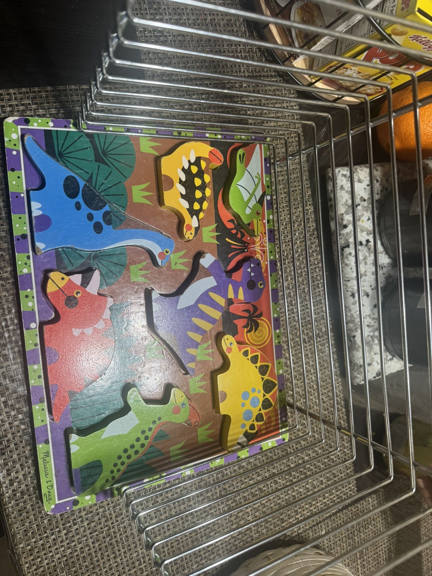 Melissa And Doug Puzzle And Storage Rack