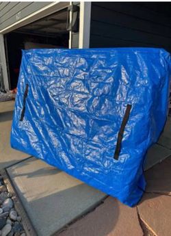 King Waterproof Mattress Bag Moving Storage Polyethylene Reusable Heavy Duty