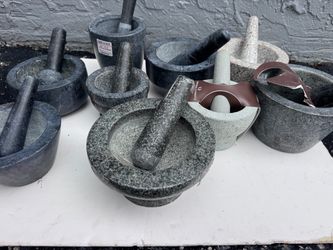 granite mortar and pestle 10$ each new