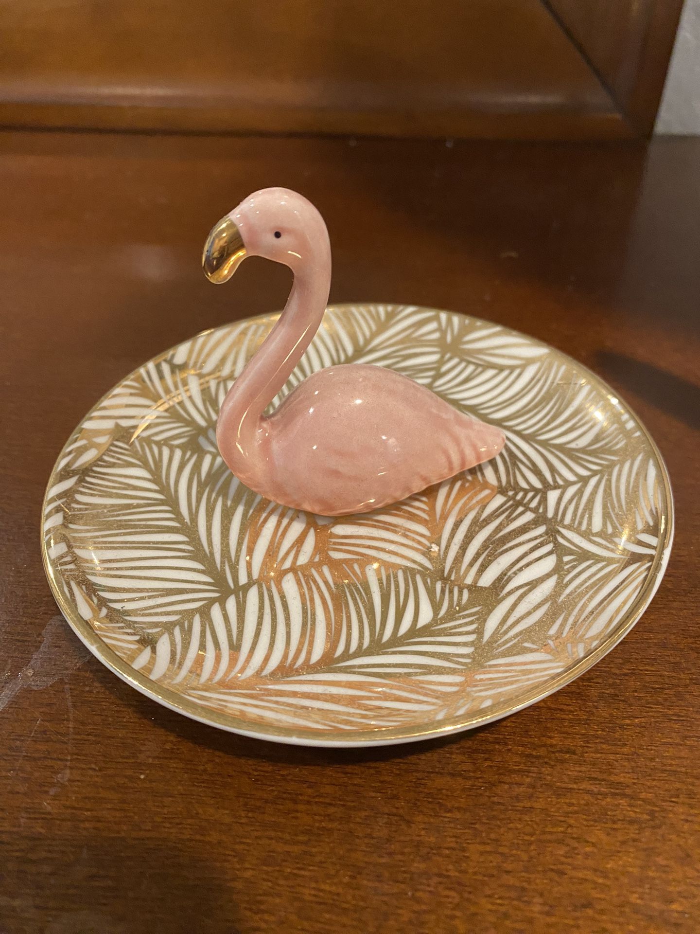 Small flamingo ring/jewelry dish