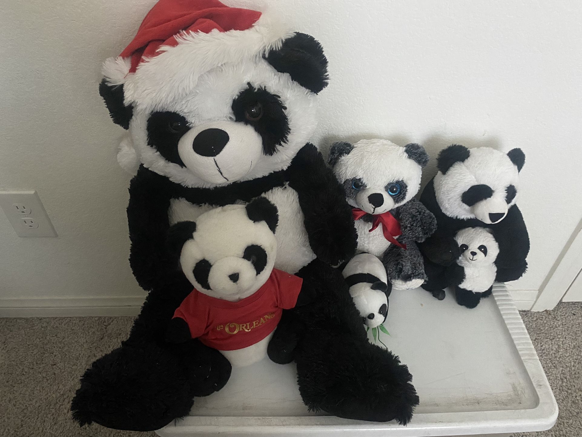 Panda Plushies